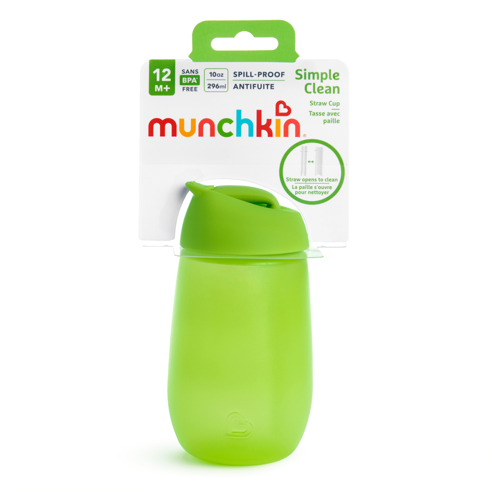 Munchkin itatópohár Simple Clean 296ml 12hó zöld