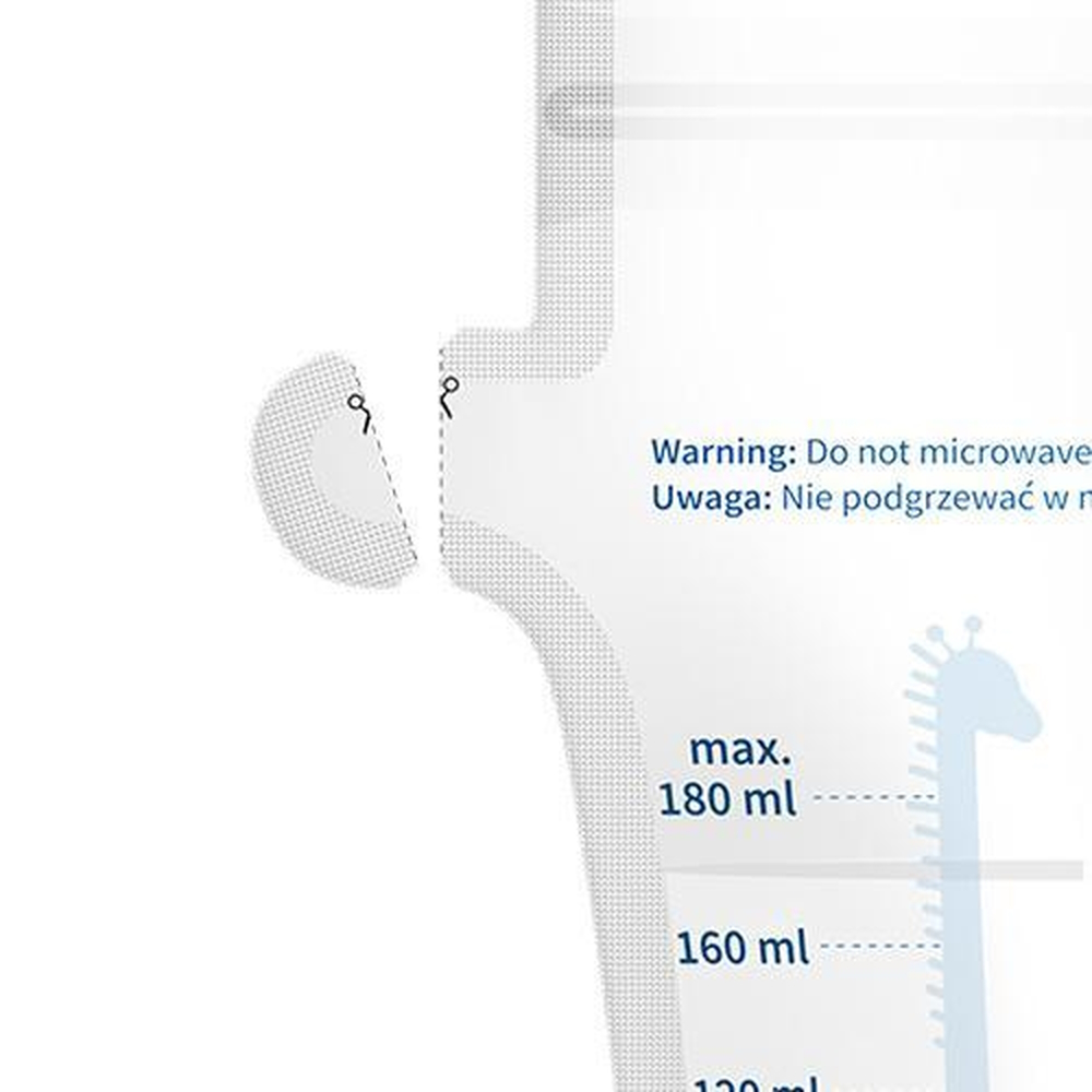 BabyOno anyatejtároló tasak - eldobható 30db 180ml 1084