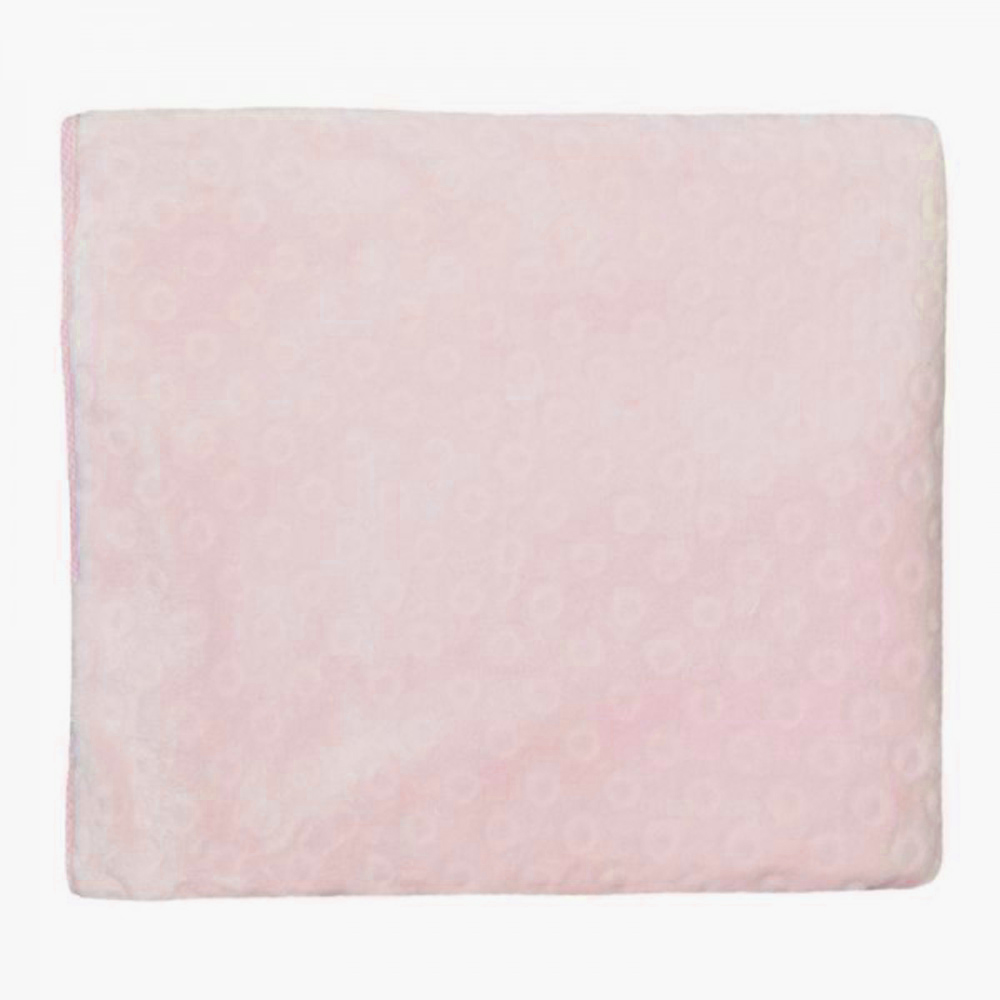 Soffi Baby takaró plüss dupla rózsaszín 75x100cm