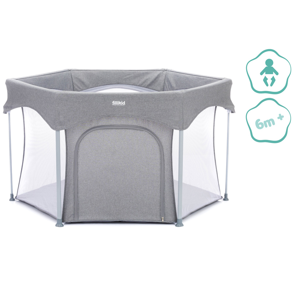 Fillikid utazójáróka hatszögletű Athen szürke BS-04