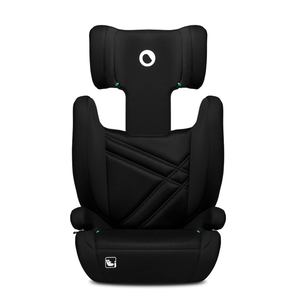Lionelo gyerekülés Hugo I-Size 100-150 cm Isofix fekete-carbon