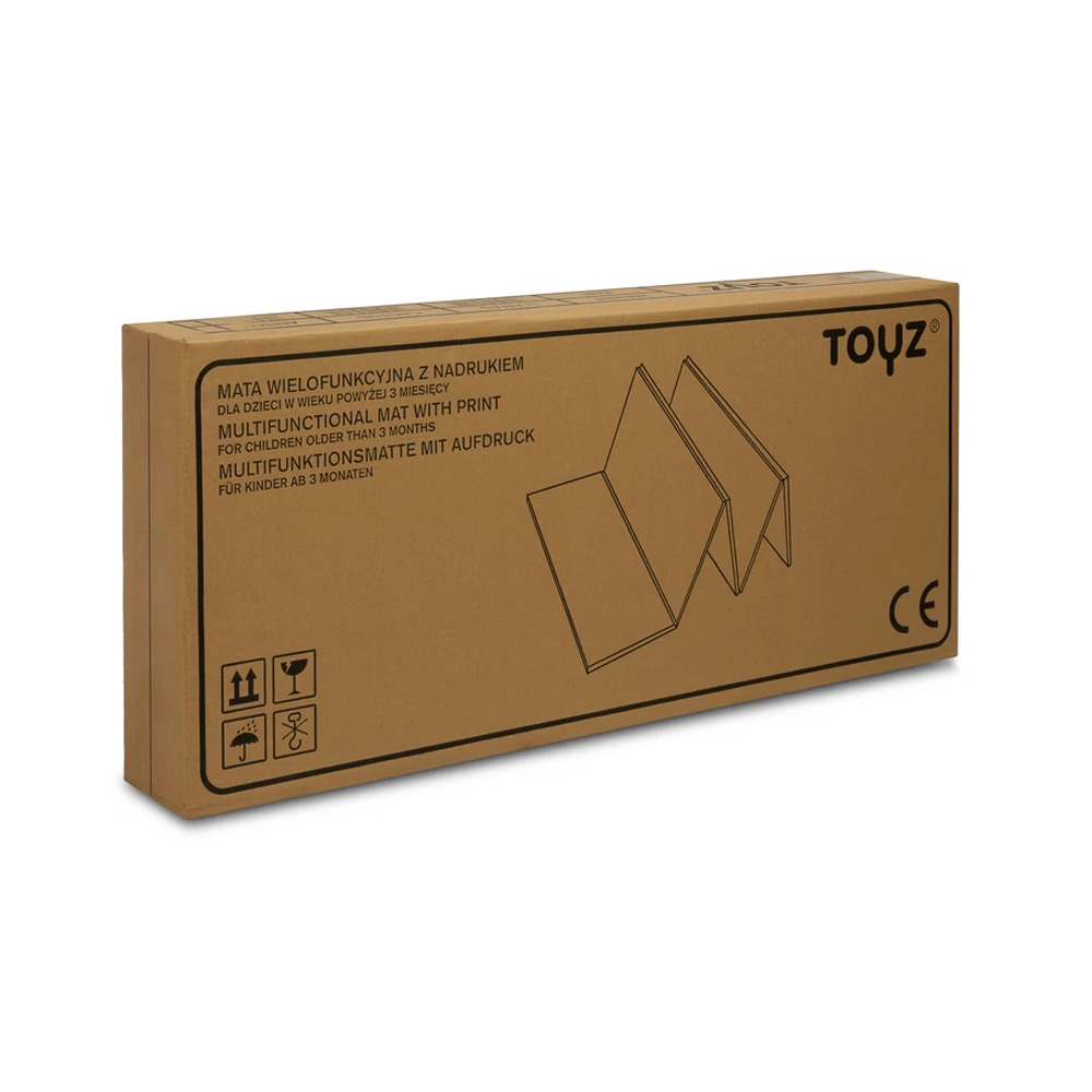 Toyz habszivacs játszószőnyeg kétoldalas 180x200cm Város