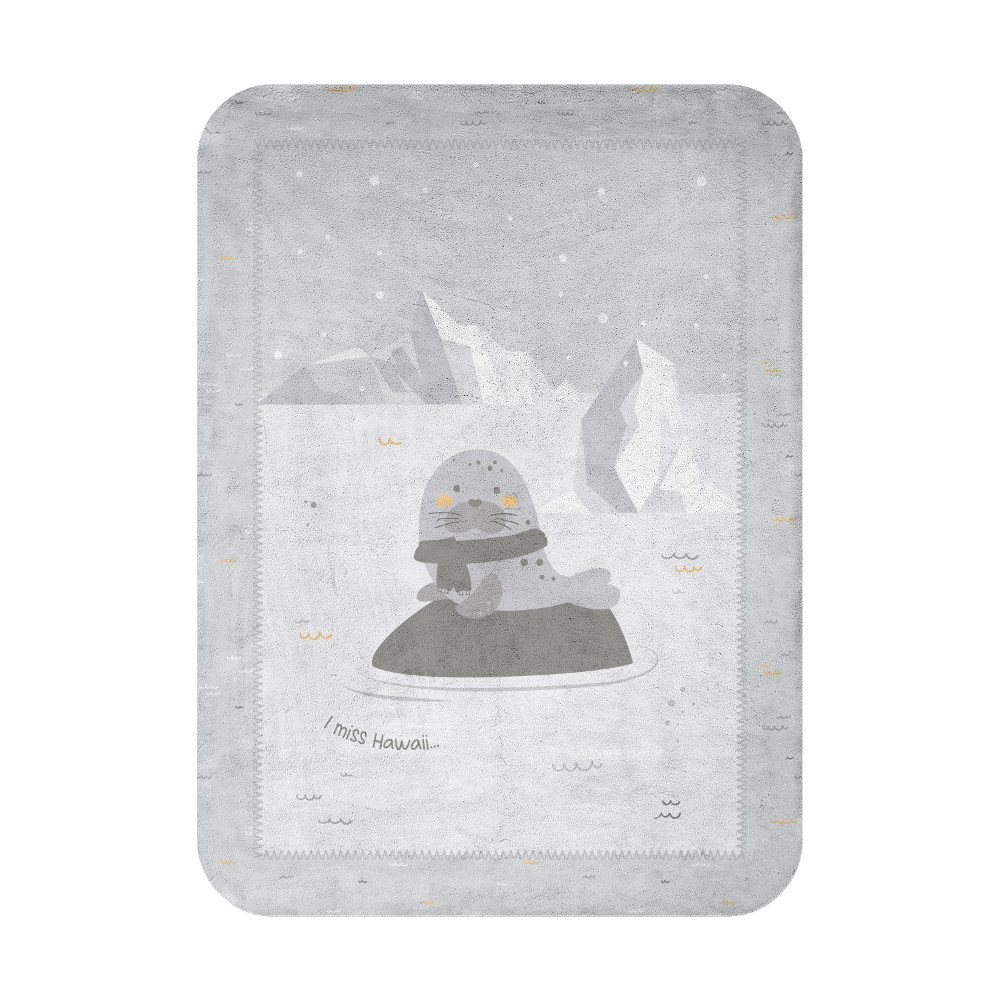 Kikkaboo takaró polár 110x140cm fóka