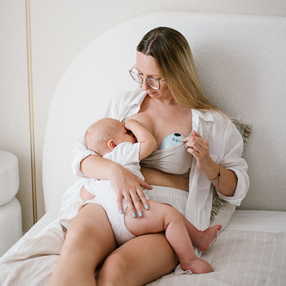 BabyOno mellszívó Megan elektromos, viselhető - 100 plusz 40db melltartóbetéttel 1001 - 296/140