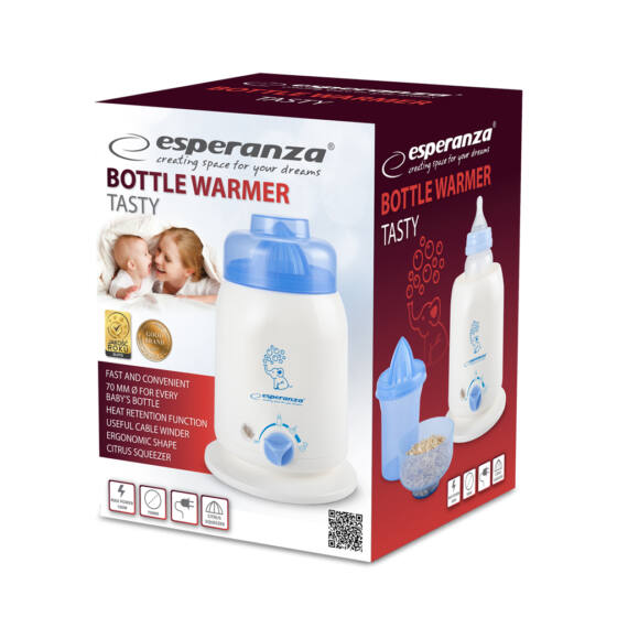 Esperanza EKB001, Tasty, 100W, 40°C-80°C, Cumisüveg melegítő