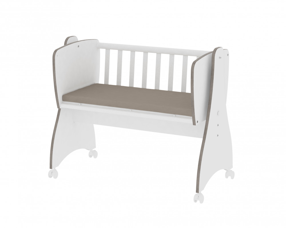 Lorelli First Dreams ringatható bölcső 105x55 - White / Fehér