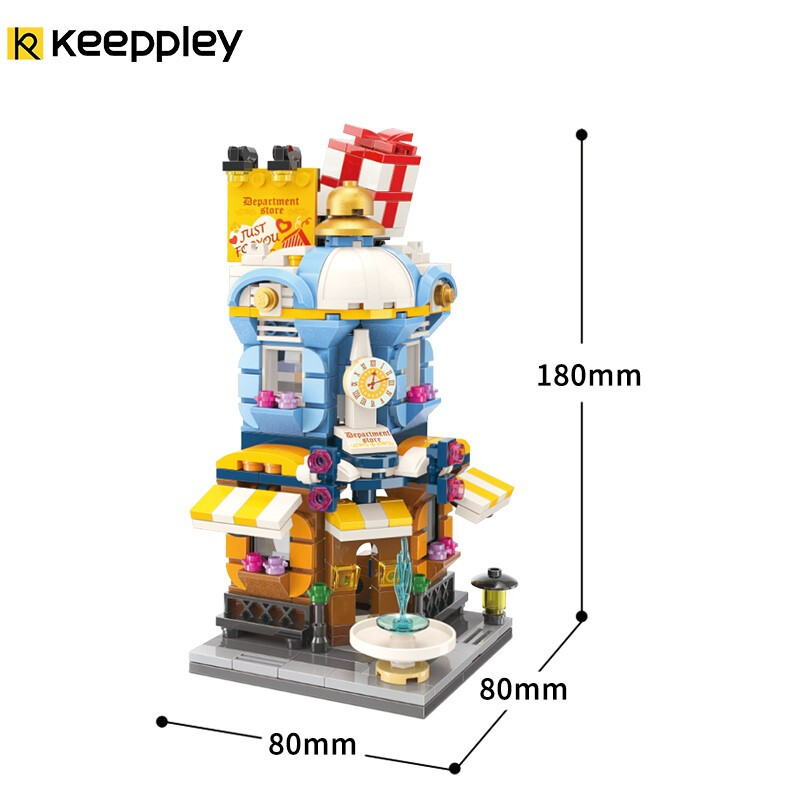 QMAN® C0105 Keeppley | lego-kompatibilis építőjáték | 389 db építőkocka | Divat Shopping Bevásárlóház