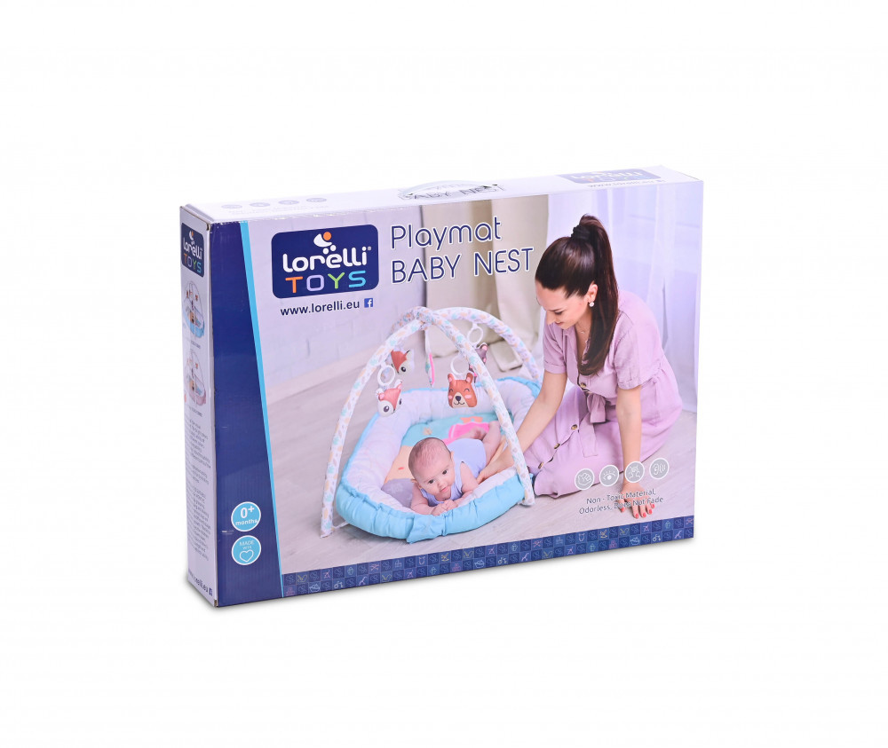 Lorelli Toys játszószőnyeg - Baby Nest Blue