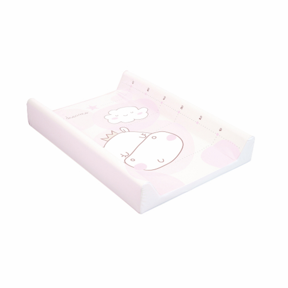Kikkaboo pelenkázólap - merev 2 oldalú 50x70cm Happy dreams pink