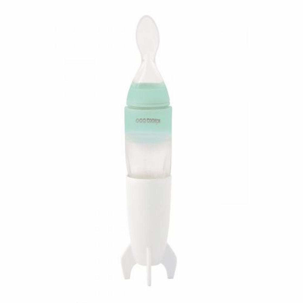 Kikkaboo babaetető  szilikonos kanállal  90 ml  rocket menta