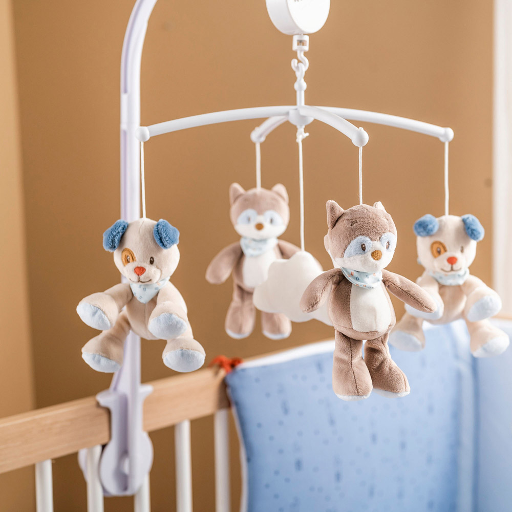 Nattou zenélő-forgó plüss Jim and Bob