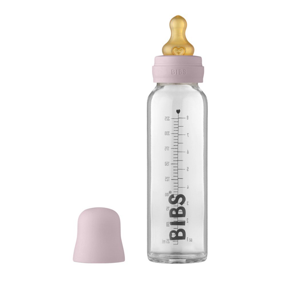 BIBS cumisüvegszett üveg 225ml halvány lila