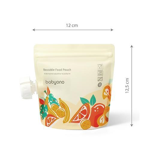BabyOno tasak bébiételekhez - újratölthető 150ml 5db 1467