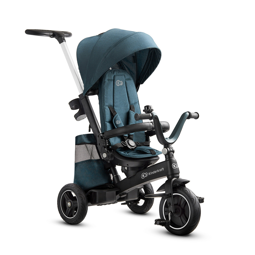 Kinderkraft tricikli Easytwist Midnight Green