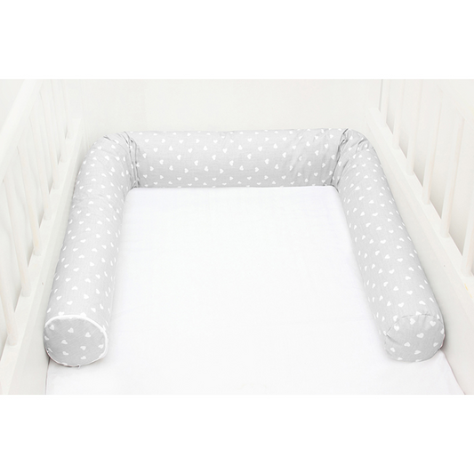 Scamp rácsvédő hengerpárna 210cm Little Heart White Grey BRVE011 210CM