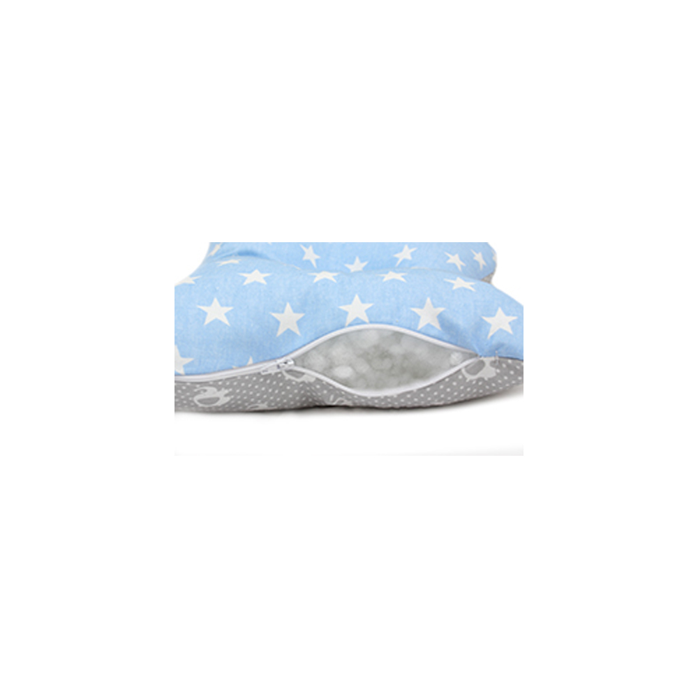 Scamp laposfejűség elleni párna Blue Stars Elephant BLP014