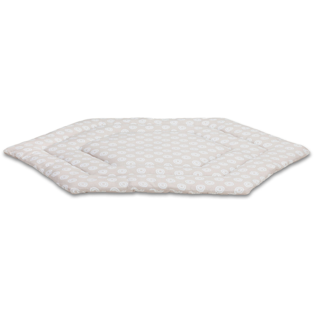Fillikid betét hatszögletű utazójárókába 124cm átmérőjű szürke gyűrűs 1121-17