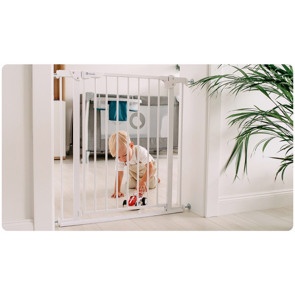 Lionelo ajtórács fém Truus 75-105 cm fehér