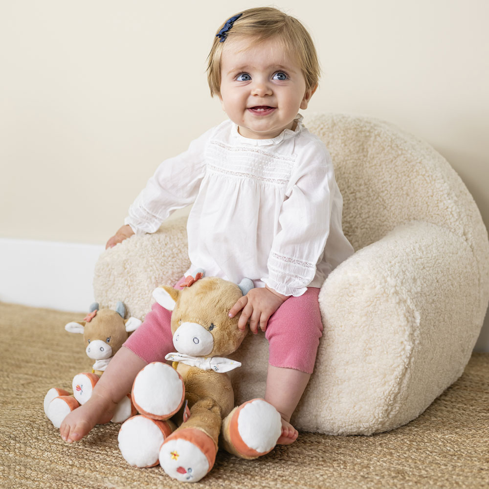 Nattou játék plüss 30cm Mila, Zoe and Lana - Mila, a boci