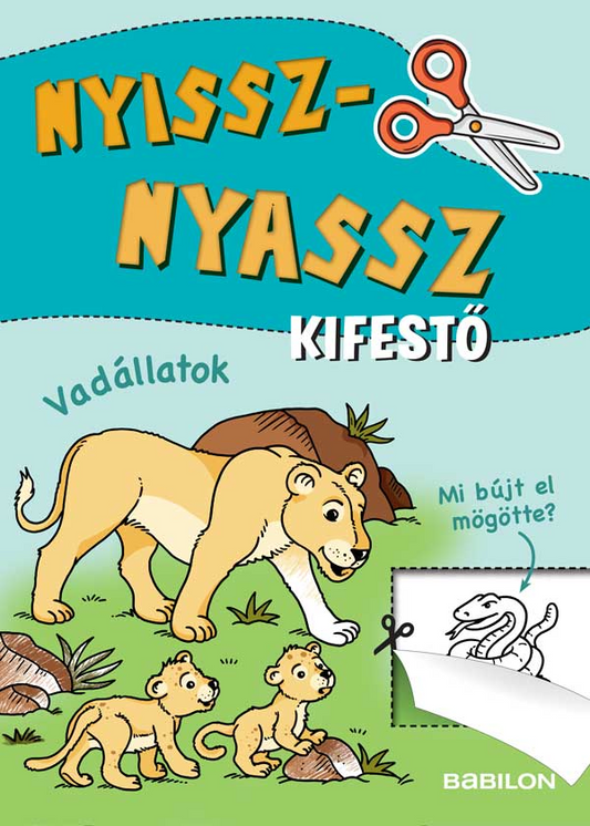 Nyissz-nyassz kifestő - Vadállatok