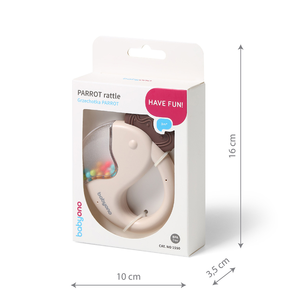 BabyOno csörgő papagáj 1550