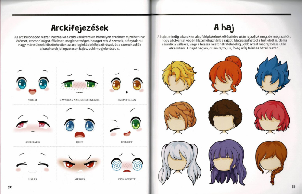 Manga karakterek csibi stílusban