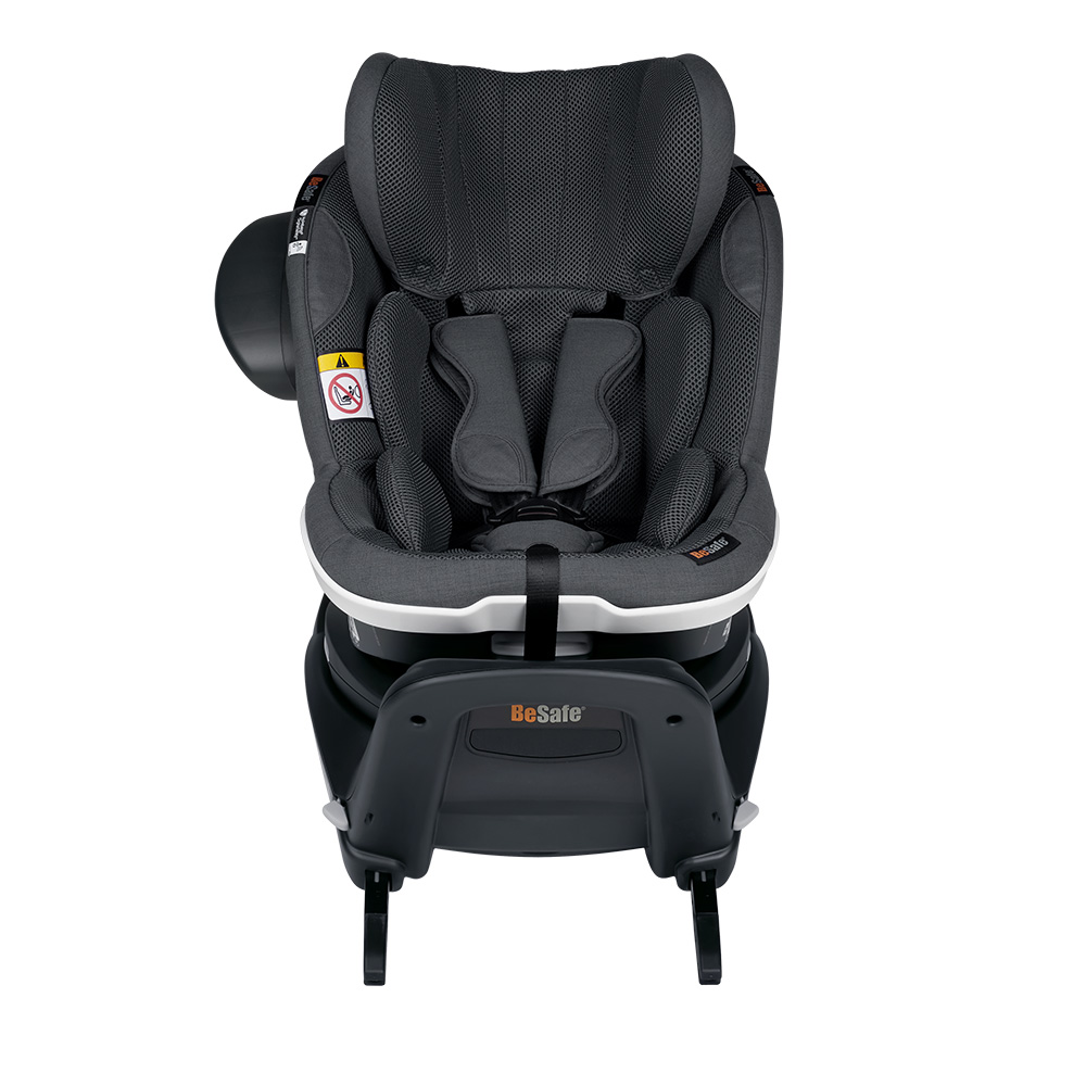 BeSafe gyerekülés iZi Turn M i-Size ISOfix 61-105 cm Anthracite Mesh