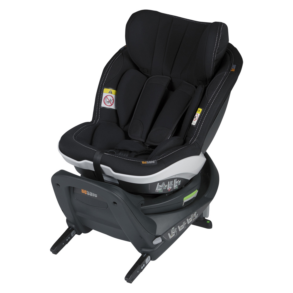 BeSafe gyerekülés iZi Turn i-Size ISOfix 61-105 cm Fresh Black Cab