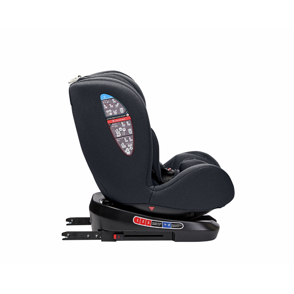 Kikkaboo gyerekülés i-Trip 360 fok i-Size Isofix 40-150 cm szürke