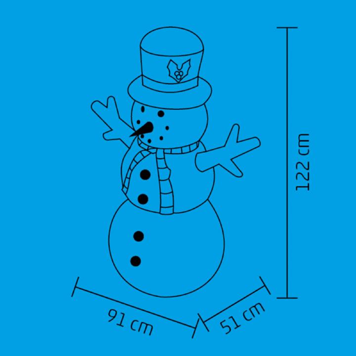 Felfújható hóember KDP 120 H