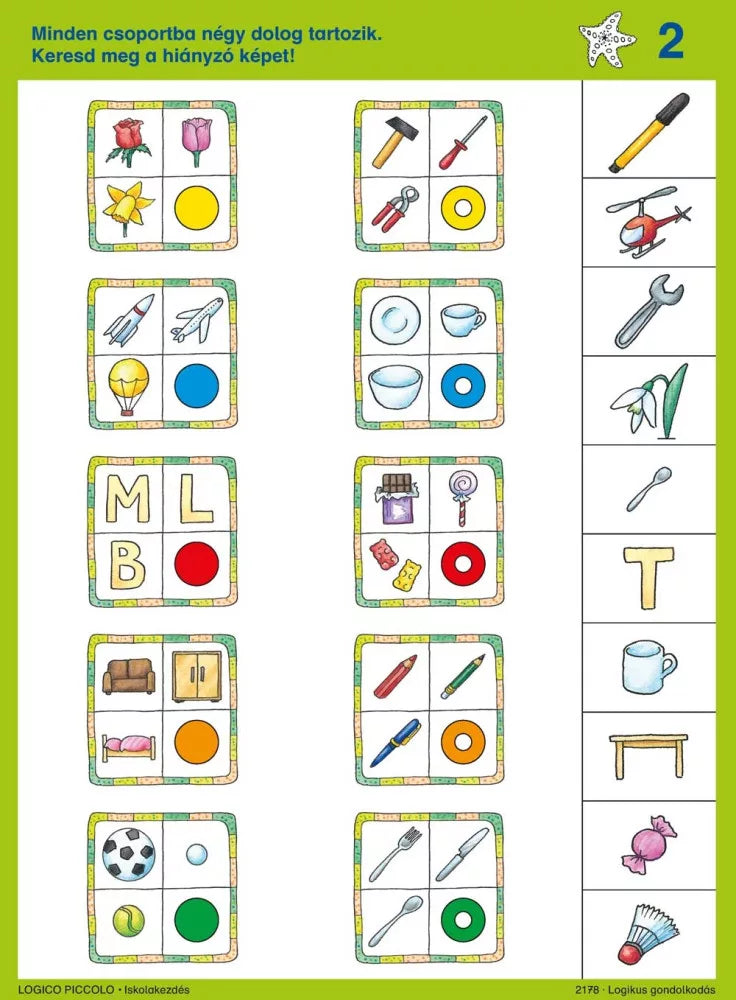 LOGICO Piccolo 2178 - Iskolakezdés: Logikus gondolkodás