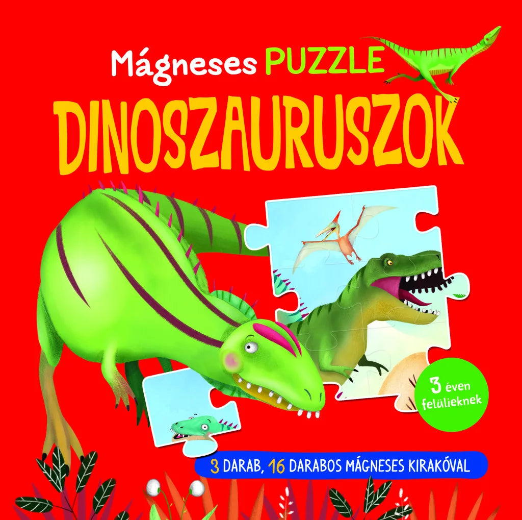 Mágneses puzzle - Dinoszauruszok