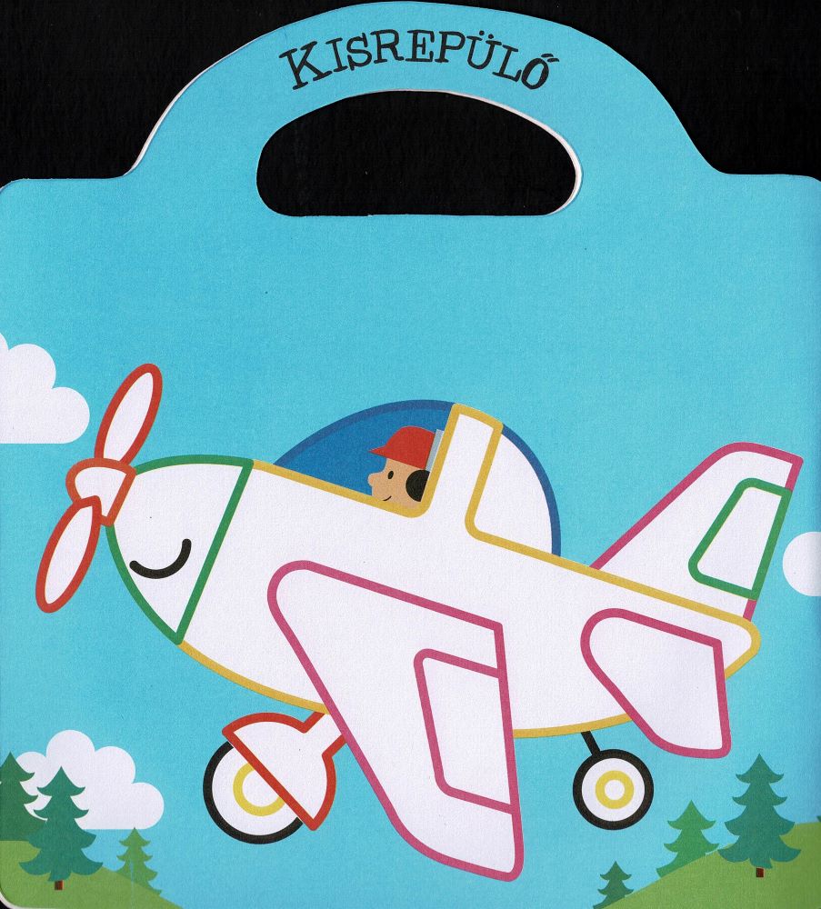 Táskás kifestő matricákkal - Hajók és repülők
