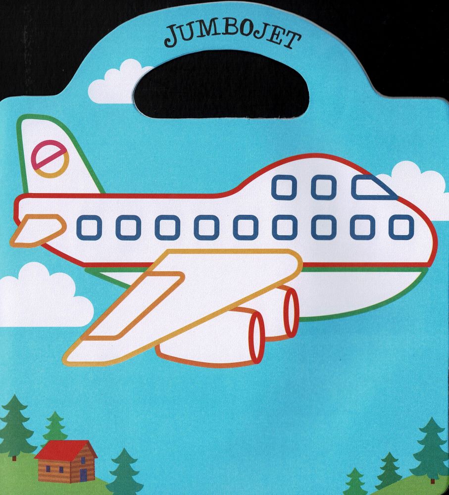 Táskás kifestő matricákkal - Hajók és repülők