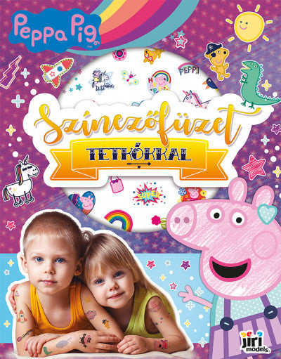 Színezőfüzet tetkókkal – Peppa malac