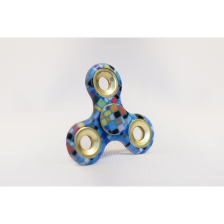 Fidget Spinner FS-Z02 Kék kockás