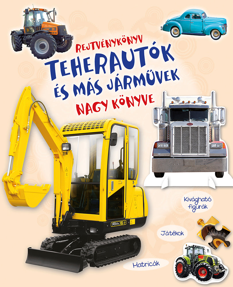 Rejtvénykönyv - Teherautók és más járművek nagy könyve