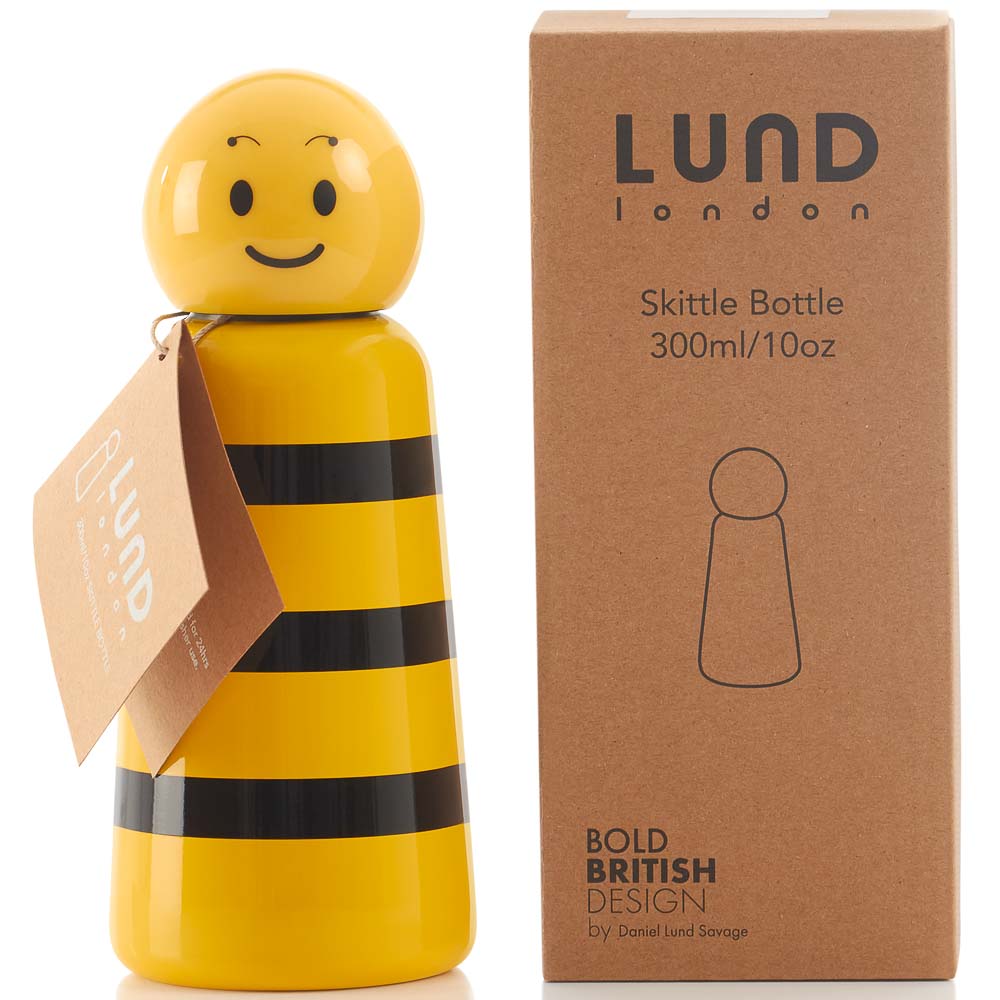 LUND Skittle Mini BPA mentes acél kulacs  300ML BUMBLE BEE