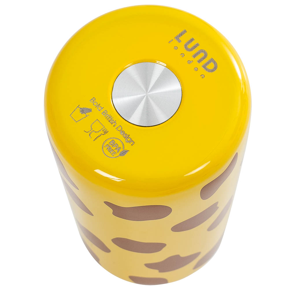 LUND Skittle Mini BPA mentes acél kulacs 300ML GIRAFFE