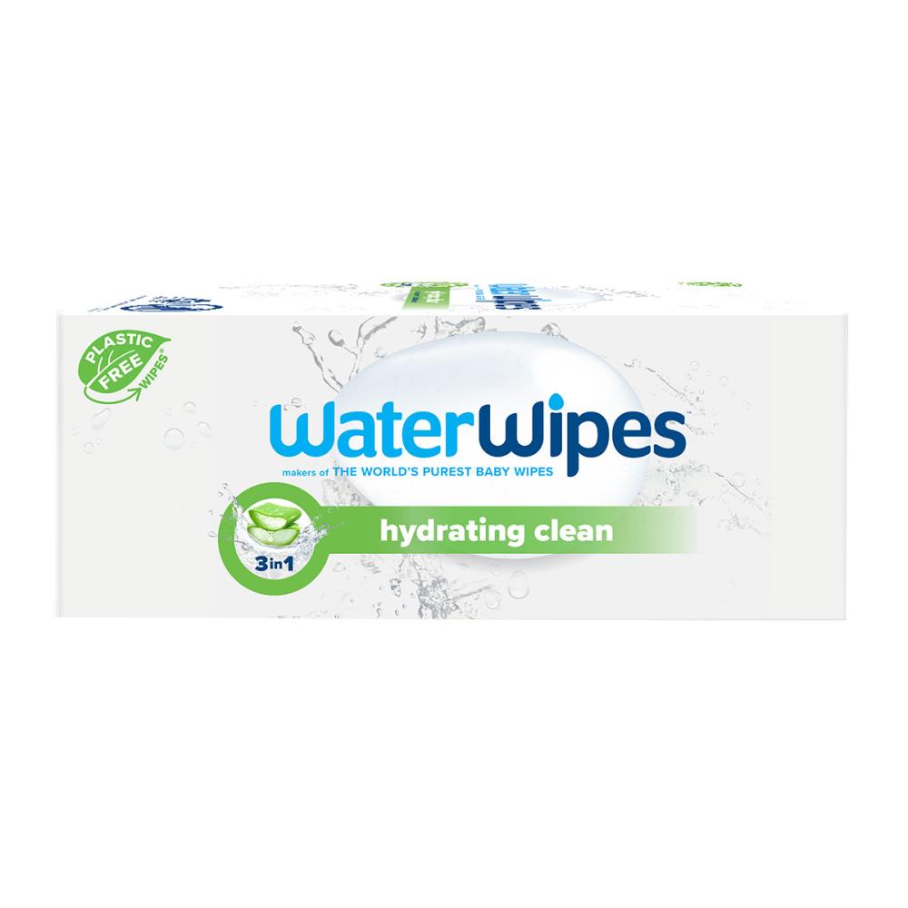WaterWipes Hydrating Clean Műanyagmentes Nedves Törlőkendő 360db