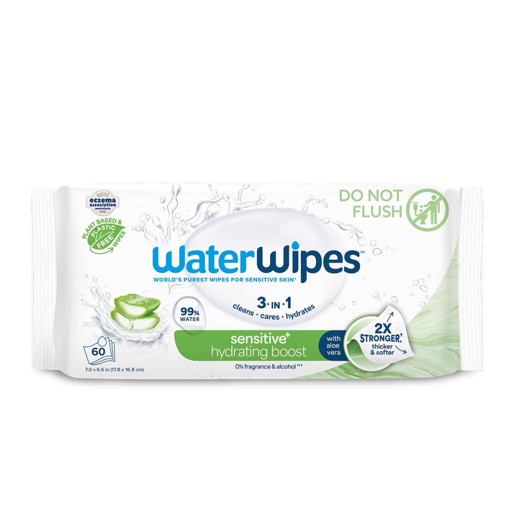 WaterWipes Hydrating Clean Műanyagmentes Nedves Törlőkendő 360db