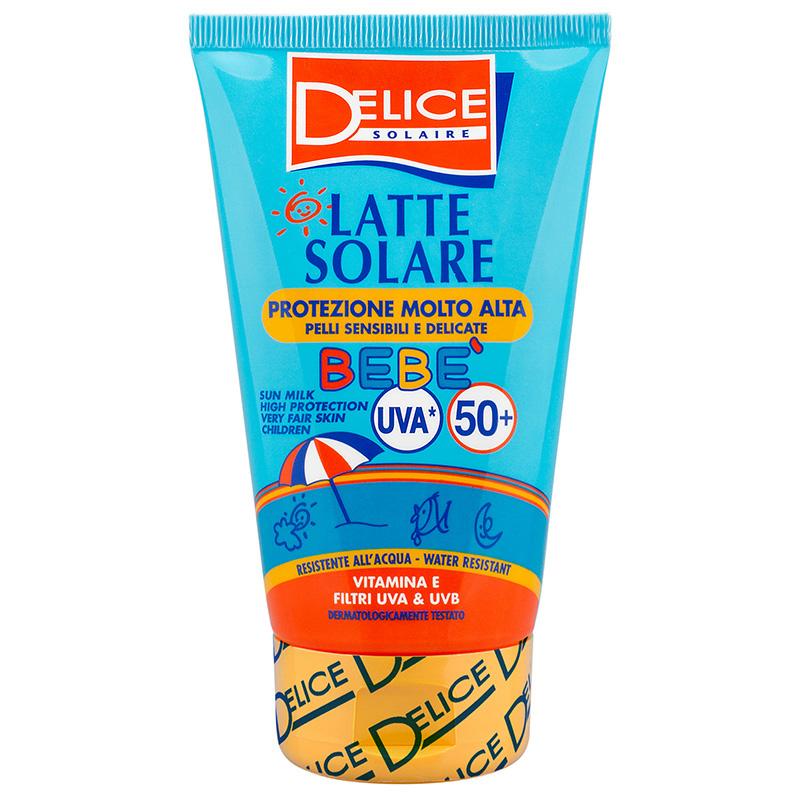 Delice Solaire gyermek naptej magas védelemmel SPF50 100ml