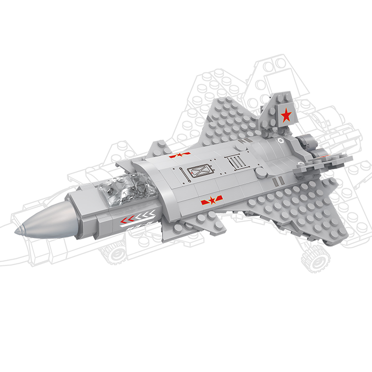 COGO® 7005 | lego-kompatibilis építőjáték | 184 db építőkocka | Vadászrepülőgép