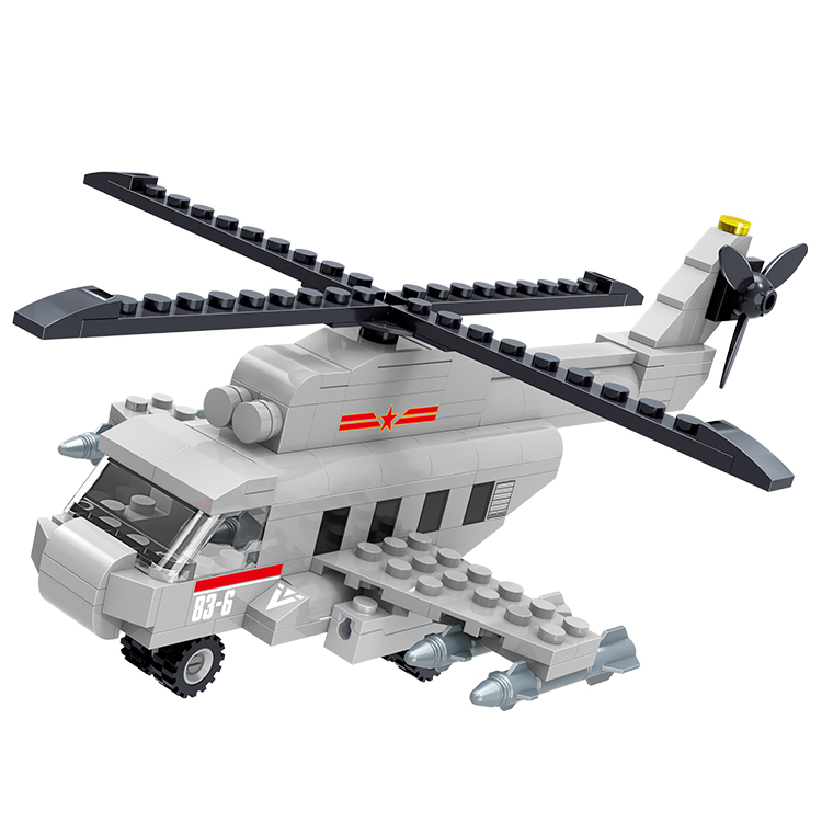 COGO® 7006 | lego-kompatibilis építőjáték | 191 db építőkocka | Harci helikopter