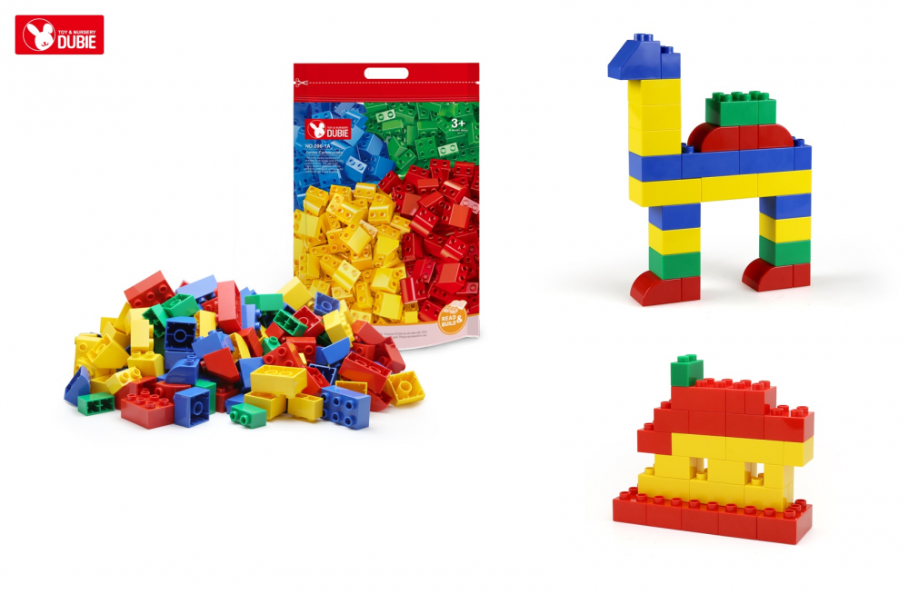 WANGE® - DUBIE 096-1A | lego duplo-kompatibilis építőjáték készlet | 150 db építőkocka | Junior építőkészlet