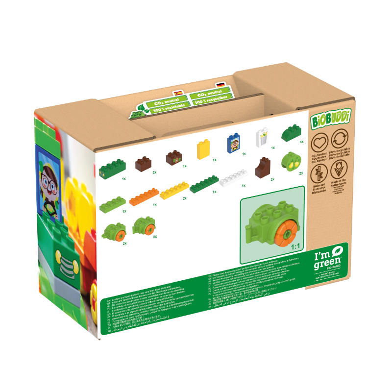 BiOBUDDi BB-0246 | legó-duplo-kompatibilis bio építőjáték | Körtefarm