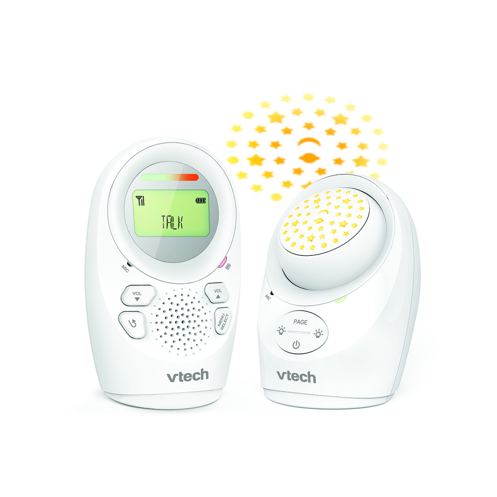 Vtech bébiőr audio kétirányú éjjeli fénnyel és projectorral DM1212