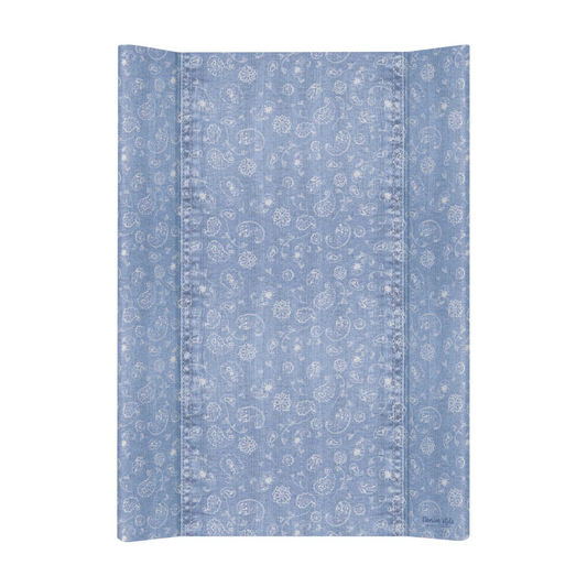 Ceba pelenkázó lap puha 2 oldalú 50x70cm Denim style boho kék