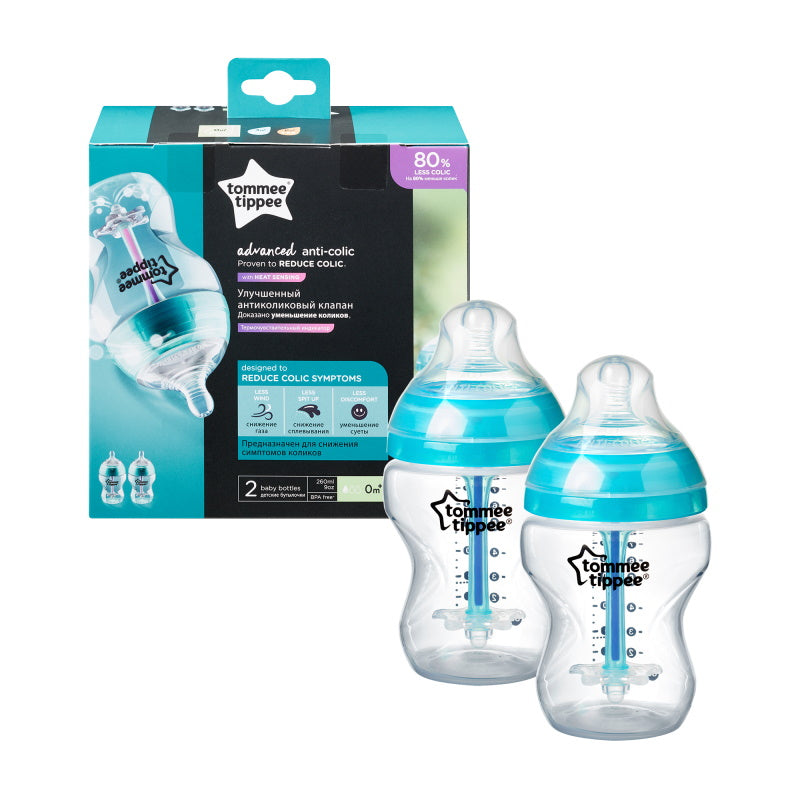 Tommee Tippee cumisüveg duo Advanced anti colic türkiz 260 ml