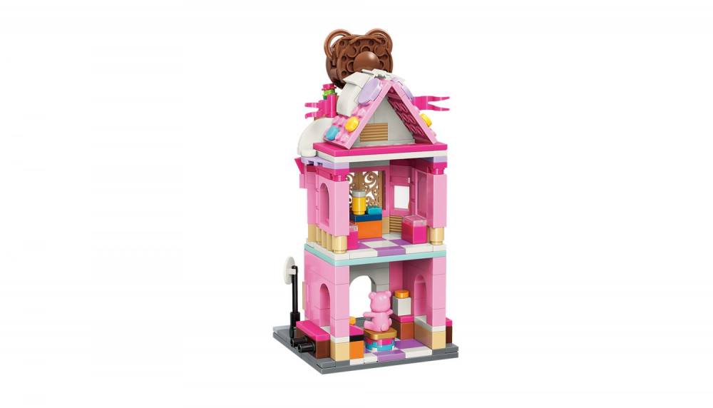 QMAN® C0109 Keeppley | lego-kompatibilis építőjáték | 281 db építőkocka | Maci Ház